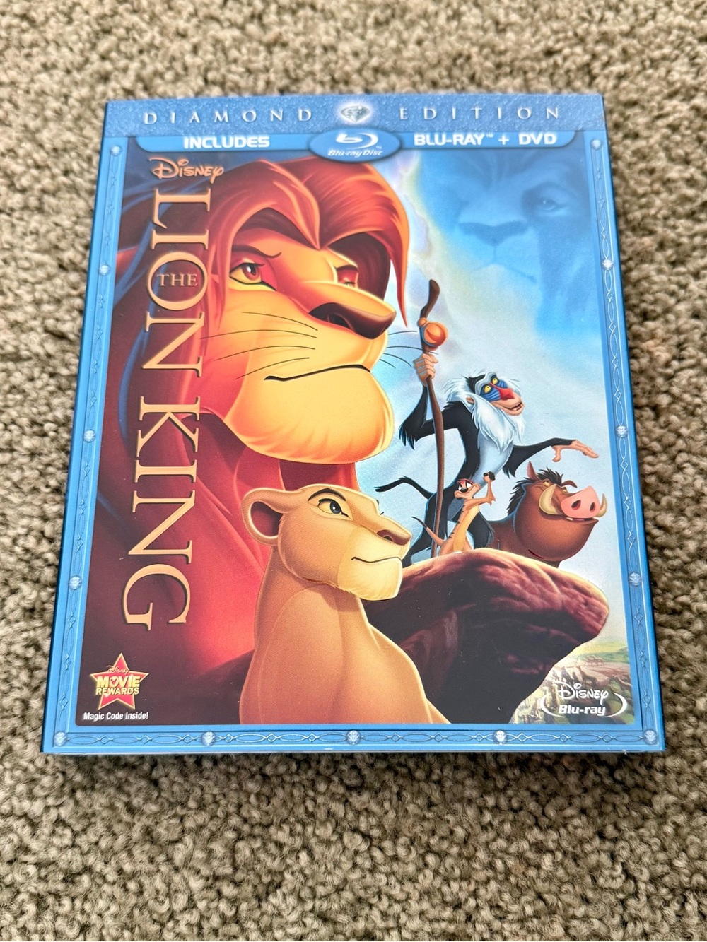 Disney The Lion King Diamond Edition Blu-ray + DVD - NEW